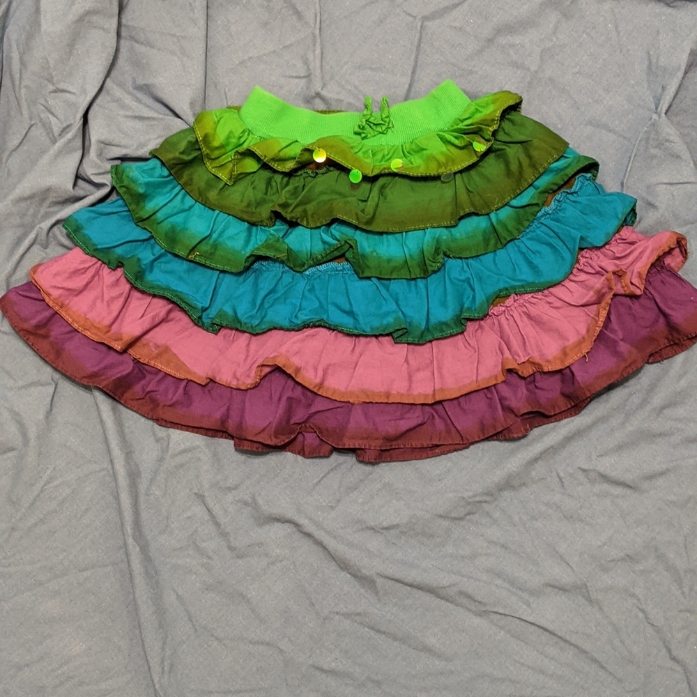 ⭐1989 place adorable multi-colored girls skirt